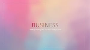 Modello ppt minimalista minimalista di stile iOS colorato sfondo iOS