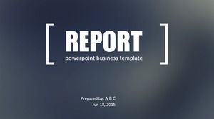 iOS style hazy business grey background flat European and American business work relatório de modelo de ppt