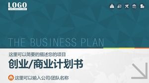 Start-Business-Projektplan ppt Vorlage