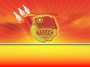 Raport z prac Ligi Młodzieży Komunistycznej Ogólny szablon PPT