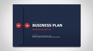 File bag and document paper creative beautiful business ppt template