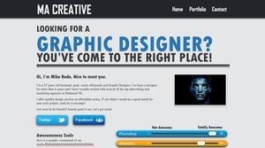 27 beautiful ppt templates that imitate European and American web page styles