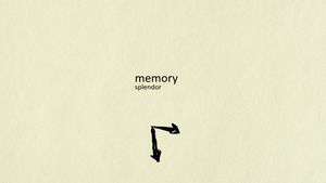 Drawing art connection creative animation melodrama Memory theme ppt template