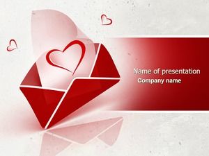 A love letter to convey love-a letter to the loved one ppt template