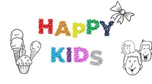 幸せな子供-幼児教育pptテンプレート