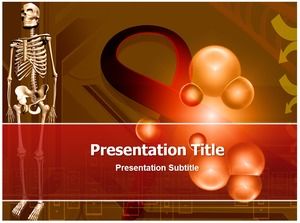AIDS (HIV) disease knowledge explanation and prevention publicity ppt template