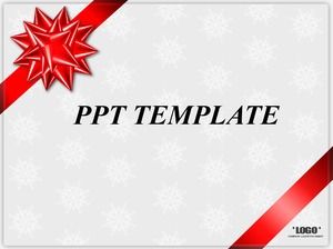 Gift box packaging style design ppt template