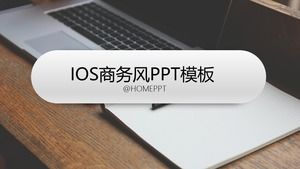 Szablon serii biznesowych Apple ppt stylu iOS firmy