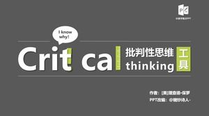 „Critical Thinking Tool” szablon do czytania notatek ppt