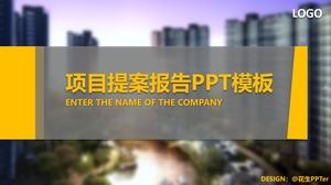 Real estate project proposal report ppt template