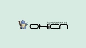 OHICN-Plattform vollständige Animation Corporate Werbefilm ppt Vorlage
