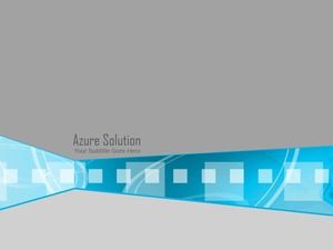 Translúcido quadrado tridimensional visual criativo azul cinza atmosfera modelo de ppt de negócios