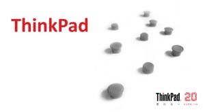 Plantilla ppt de revisión completa del desarrollo del 20 aniversario de Thinkpad