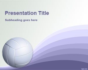 PowerPoint modelo Voleibol