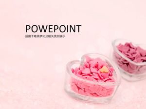 Love box розовые конфеты шаблон ppt