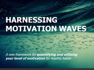 Ocean wave wave background European and American style ppt template