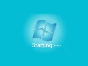 Simple windows boot animation ppt template