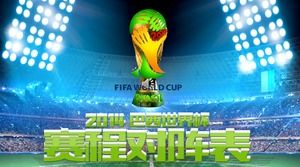 جدول جدول كأس العالم البرازيل 2014 جدول ديناميكي ppt
