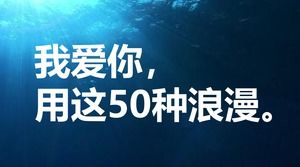 用50种语言说“我爱你” PPT下载