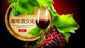 Templat PPT Budaya Anggur