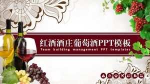 Wine and wine culture PPT template