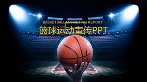 Basketball Thema PPT Vorlage