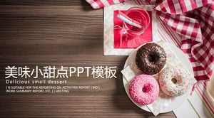 Exquisite dessert PPT template