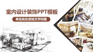 Modelo de PPT de design de decoração de interiores