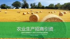 Agriculture Harvest PPT Template
