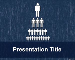 Struttura organizzativa Modello di PowerPoint