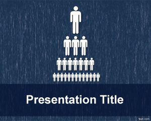 Организационная структура шаблона PowerPoint