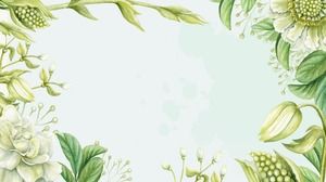 两张绿色水彩植物ppt背景图片powerpoint模板免费下载 两张绿色水彩植物ppt背景图片powerpoint模板免费下载