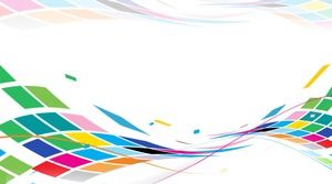 Colorful fashion abstract grid PPT background picture