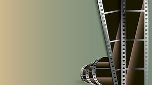 Vintage movie film PPT background picture