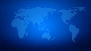World map silhouette PPT background picture