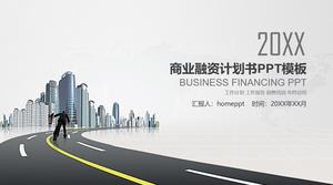 PPT template of practical business financing plan