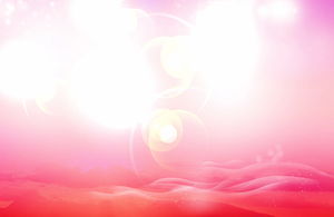ピンクの美しいファンタジーPowerPointの背景画像