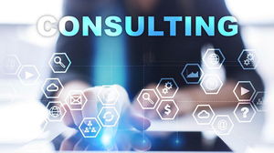 Business consulting PPT background image