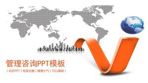 Orange Management Consulting PPT-Vorlage
