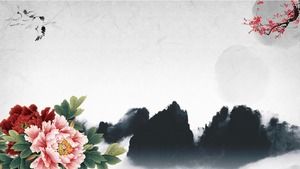 Three classical Chinese style slide background pictures