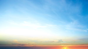 Восход небо PPT фоновое изображение