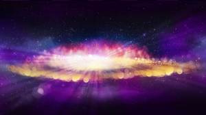 Imagen de fondo PPT de explosión de estrella fría púrpura