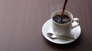Mică ceașcă de cafea PPT imagine de fundal