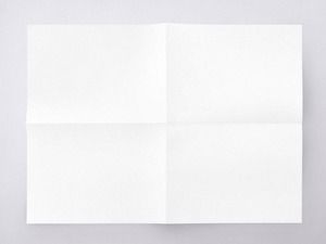 Pięć prostych zdjęć PPT w kolorze papieru