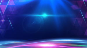 Image d'arrière-plan de la technologie PPT d'effet d'ombre et de lumière bleue