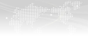 灰色のドットマトリックス世界地図PPT背景画像