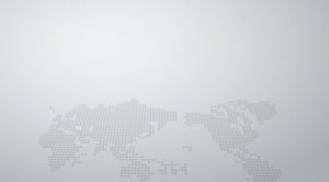灰色の世界地図ドットマトリックス背景PPT背景画像