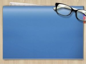 A set of blue notepad PPT background pictures