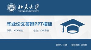 Model albastru plat de absolvire teză de apărare PPT