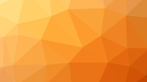 Image d'arrière-plan PPT polygone orange